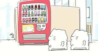 夏の自動販売機