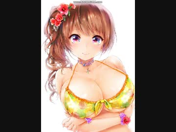 爆乳ビキニを揺らしてみた