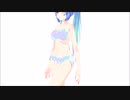 【MMD】Flower Bikini Miku Sexy Walk