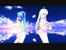 【MMD】Flower Bikini Haku & Miku