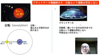 フラットアース理論紹介７　公転という運動は存在しない