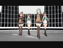 【MMD艦これ】摩耶鳥+鈴熊の４人で【LaLaL危】