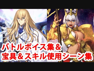 Fate/Grand Order キリシュタリア・ヴォーダイム＆カイニス スキル使用シーン＆敵専用バトルボイス集（戦闘開始、スキル、宝具等）