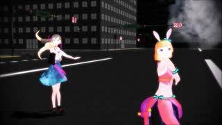 MMD UTAU Knife {轟栄一, 暗鳴ニュイ, 貴咲玲奈}
