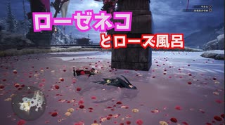【狩りをしないモンスターハンターワールド：アイスボーン】絽紗のモンハン「ローゼネコ温泉編」