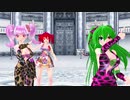 【重音テト　小春音アミ　櫻花アリス】ジッタードール【MMD】