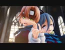 【MMD艦これ】戦艦クラスを喰いたい娘と、なりたい娘ｗ (2人は19番艦)