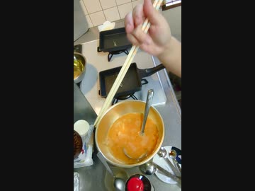 はじめて2つの鍋で厚焼き玉子作ってみました‼️