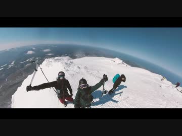 【リアル登山アタック】厳冬期の鳥取県伯耆富士大山 3:58'32【団体戦】