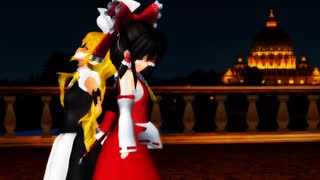 【東方MMD】カメラ配布Bad Apple!!faet.nimico