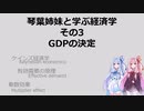 【ボイスロイド講座】琴葉姉妹と学ぶ経済学　その３