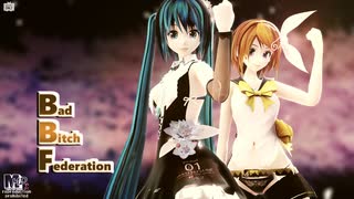 【MMD】ミクさんとリンちゃんで「B.B.F. 」【めんぼう式まつり2020】カメラ配布