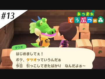『あつまれ どうぶつの森』実況プレイ #13