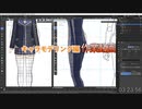 腰の位置調整　作業03：02：23～　0から始めるBlender講座　キャラモデリング編
