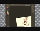 【イラスト制作】下手といわれたので本気で描いてみたけど下手だったｗ【パンツ絵師】