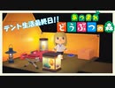 早くもテント生活最終日【あつまれ どうぶつの森】