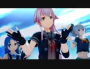 【MMD艦これ】由良、夕立、五月雨、夕張さんたちで「BURNING」