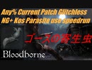 Bloodborne Any%RTA 最新パッチバグなしNG+ゴースの寄生虫チャート 60分43秒