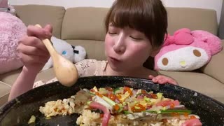 【大食い】巨大ちらし鮨10人前【もえあず】