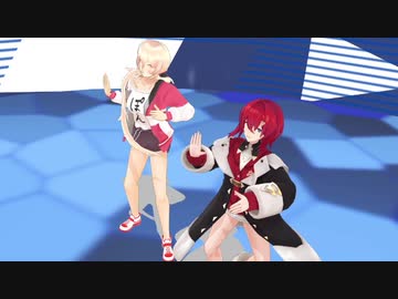 【にじさんじMMD】ちぇりーぺぇで『ブリキノダンス』【アンジュ・カトリーナ/ニュイ・ソシエール】