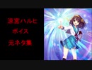 Shadowvers 涼宮ハルヒ ボイス 元ネタ集
