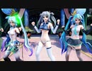 【MMD】GLIDE カノン（kanon 謎のコスチュームVer0.90） & Tda式改変ミク・デフォ服風大人Ver & Tda式改変アペミク大人Ver