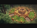 【Minecraft】how to build a Survivalbase tutorial/【マインクラフト】サバイバルベースの作り方