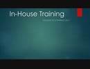 In-House Training