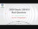 Java SE 11 Programmer I 1Z0-815 Exam Questions