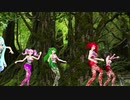【重音テト　小春音アミ　初音ミク】エンヴィキャットウォーク【MMD】