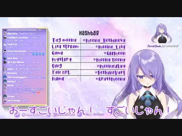 ムーナ･ホシノヴァ 1st stream 日本語部分抜き出し