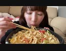 【大食い】豚野郎拉麺背脂蒜全マシ最強アレンジ【もえあず】