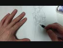 FF7 エアリスをシャーペンで描いてみた