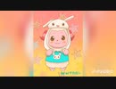 ちゃちゃまるがウサギの帽子で遊んでいるだけ【手描き】