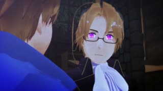 【APヘタリアMMD】寸劇のトランプ弐の16　～決別～