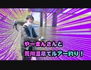 【釣り・VLOG】やーまんさんと荒川温泉（荒川第一調整池排水門・温排水口）で青イソメとルアーで釣り、レンギョ（ハクレン）が釣れる＠ぎょうざの満州食レポのおまけ動画あり【P30 Pro】