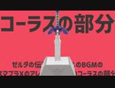 ゼルダの伝説のタイトルのBGMのスマブラXのアレンジの冒頭のコーラスの部分のノートルダムの鐘のダンスロボットダンスの音MAD