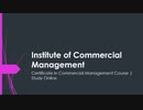 Institute of Commercial Management
