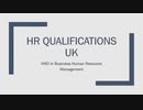 HR Qualification UK