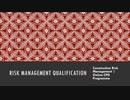 Risk Management Qualification