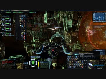 スタートレックオンライン　『Hive Onslaught（ボーグ編PVE）編集』1080pLite Fleet Reconシップ