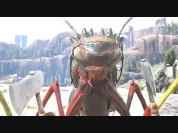 椎名唯華さんと花畑チャイカさんと夜見れなさんがカマキリに乗って飛んでくる動画です