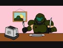 しずえさんとDoom guy 3