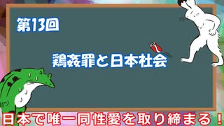 ゆっくりゲイ解説 #13 「鶏姦罪と日本社会」