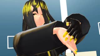 【VRoid】創作モデルの片割れで『花瓶に触れた』【MMD】