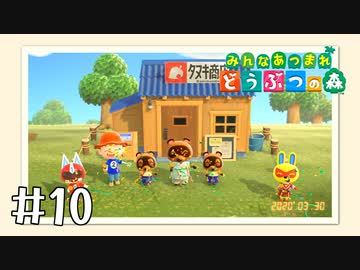 【実況】みんなあつまれ どうぶつの森 #10