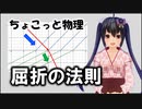 ちょこっと物理【屈折の法則】