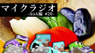 【マイクラジオ】最強の匠は俺だ！絶望的センス4人衆がカオスマイクラジオAOA編♯20【4人実況】