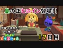 【あつまれどうぶつの森】仕事に疲れたアラサーが無人島生活 17日目