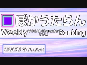 週刊VOCAL CharacterとUTAUランキング　#656・598